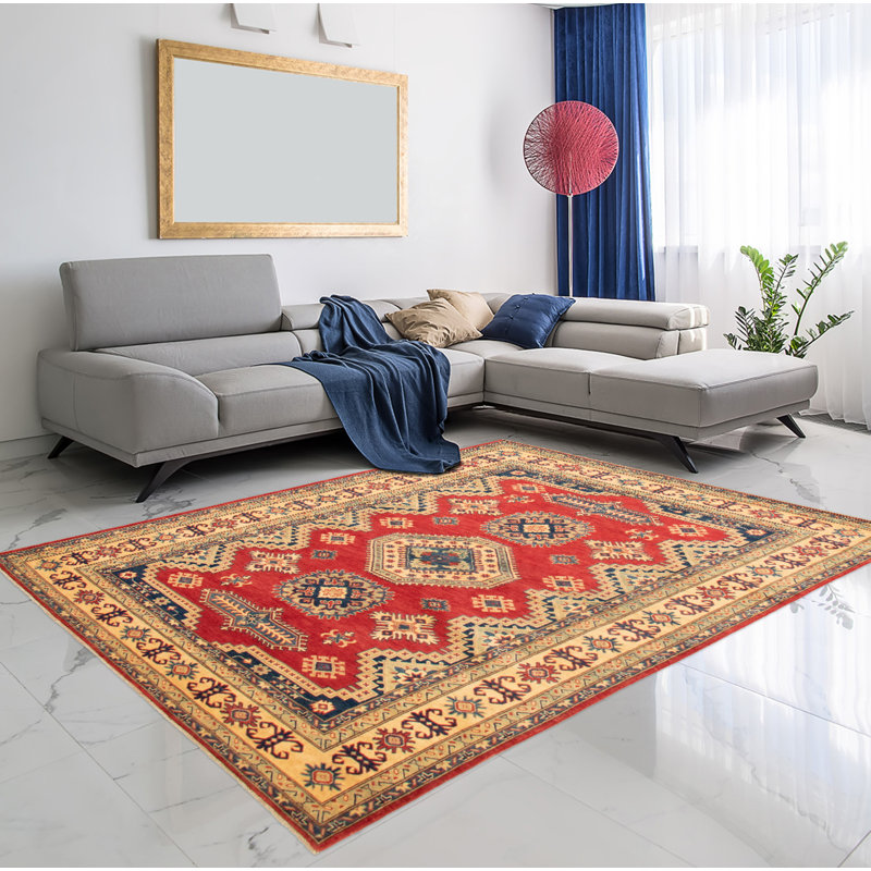 Tapis rouge Finest Ghazni 6 pi 6 po x 9 pi 5 po