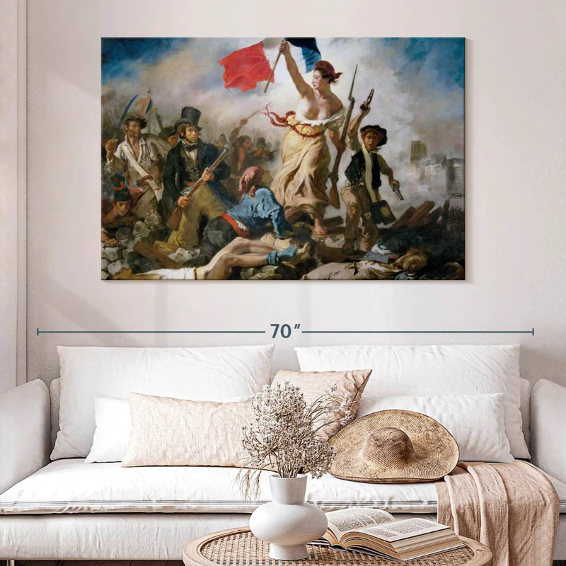Keiri Liberty guidant les gens, H 34 po x l 51 po