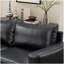 Canapé modulaire de luxe moderne avec revêtement en polyuréthane respirant de qualité supérieure et canapé en cuir de L avec méridienne convertible, noir-491869404