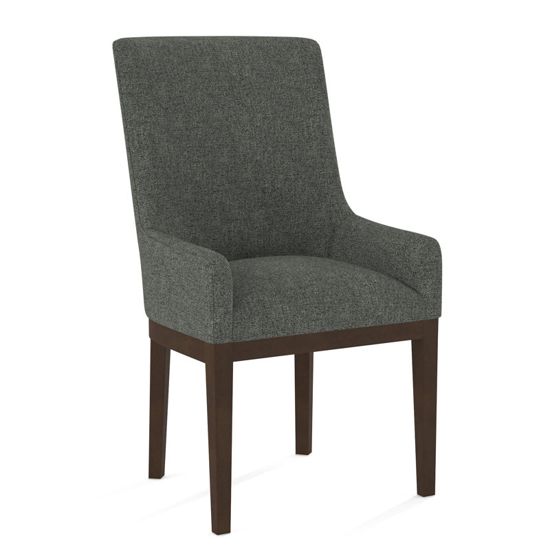 Upholstered Arm Chair, Nutmeg, Applause Archway Grey
