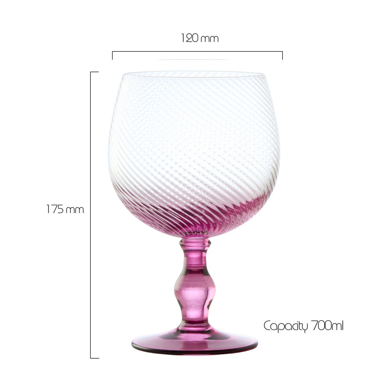 Swirl Gin Glasses