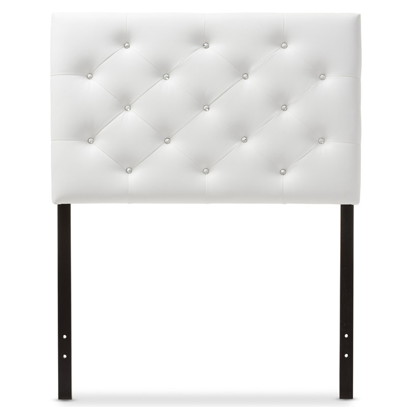 Alyse Upholstered Headboard, Twin, Beige