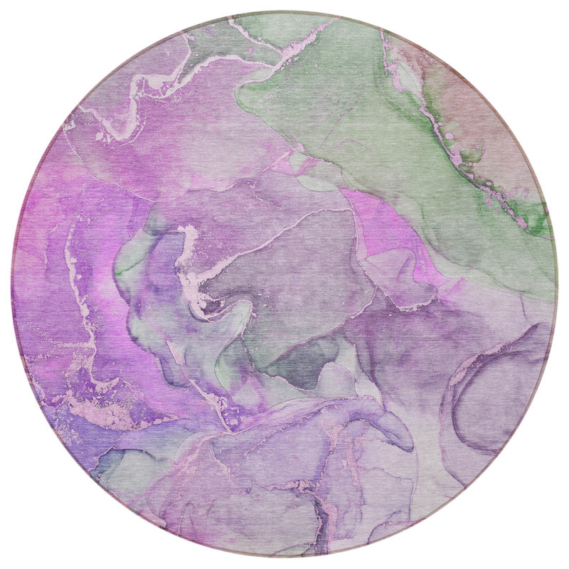 Tapis d'intérieur rond 8 po