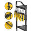 Organisateur d'outils électriques, support de perceuse à fixation murale, étagère à outils robuste en métal 4 couches, organisateurs de garage et support de rangement, support de rangement utilitaire pour station de chargement de perceuse sans fil