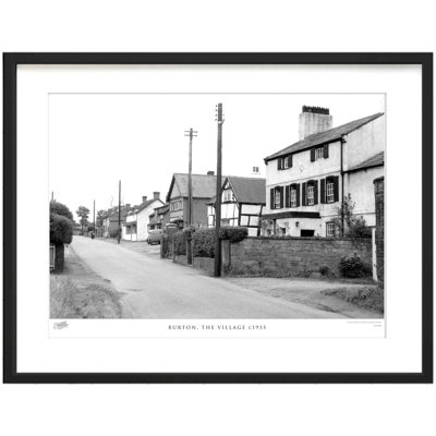 Burton, The Village C1955 by Francis Frith - Single Picture Frame Print
