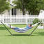 Hamac double avec support en acier pour patio intérieur et extérieur, peu encombrant, assemblage rapide, capacité de 450 lb avec sac de transport-2015467801
