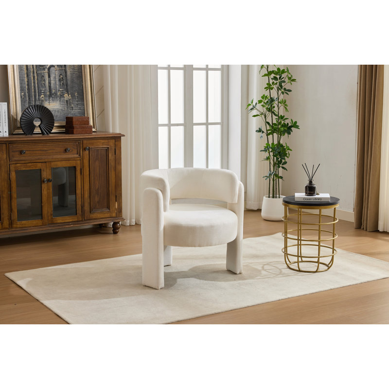 Fauteuil Contemporary, Blanc ancien
