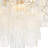 3-light Cylinder Murano Glass Tiered Pendant