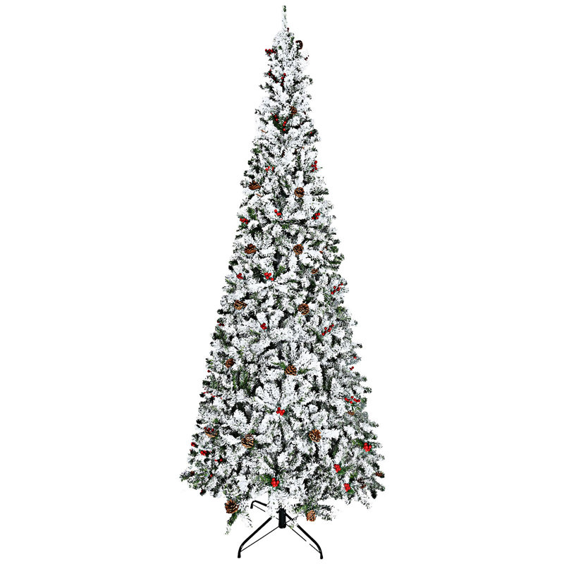 Arbre de Noël artificiel enneigé, 8'10"