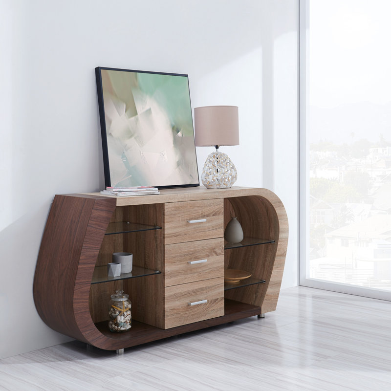 Buffet Modern, Brun / Beige