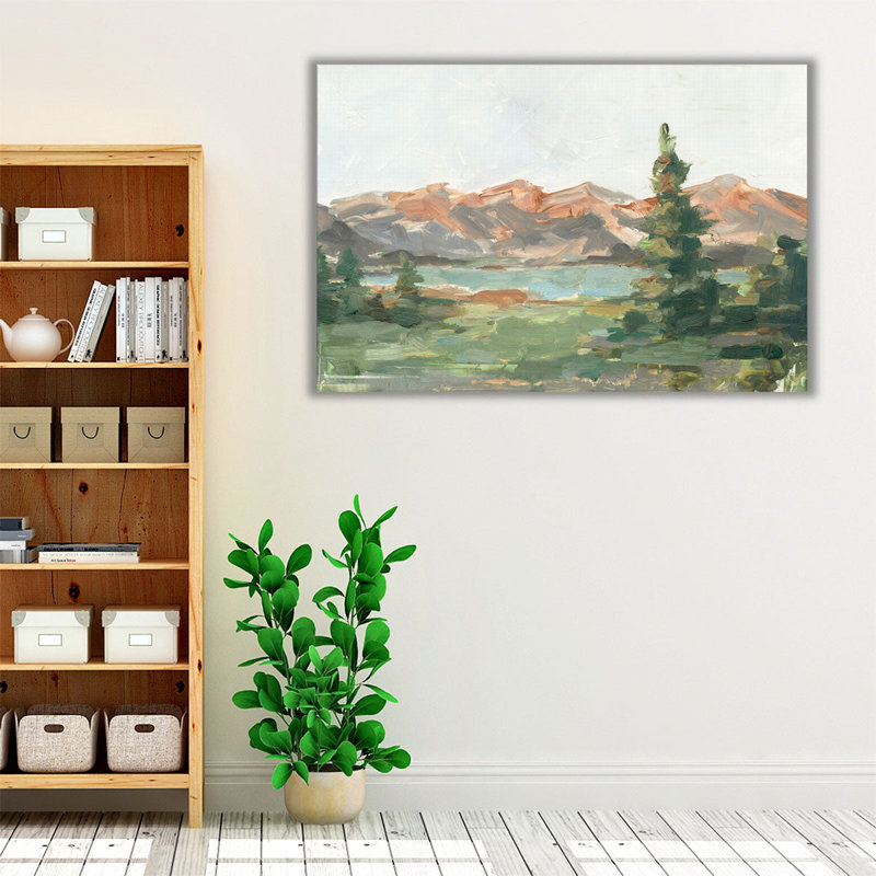 «Rusty Mountains II», reproduction d'art sur toile, H 20 po x l 30 po