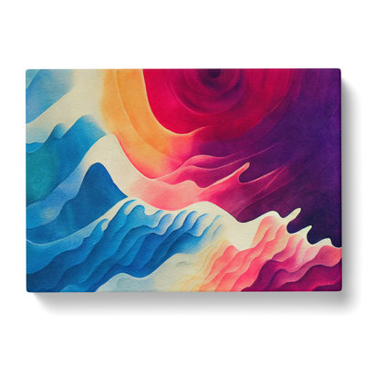 Edgy Modern Abstract - Wrapped Canvas