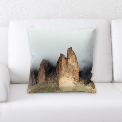 Microsuede Reversible Throw Pillow