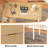 53" L-shaped Executive Desk with File Cabinet