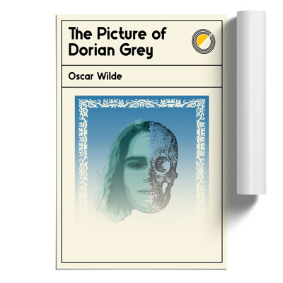 Book Cover the Picture of Dorian Grey Oscar Wilde - Frameless Print