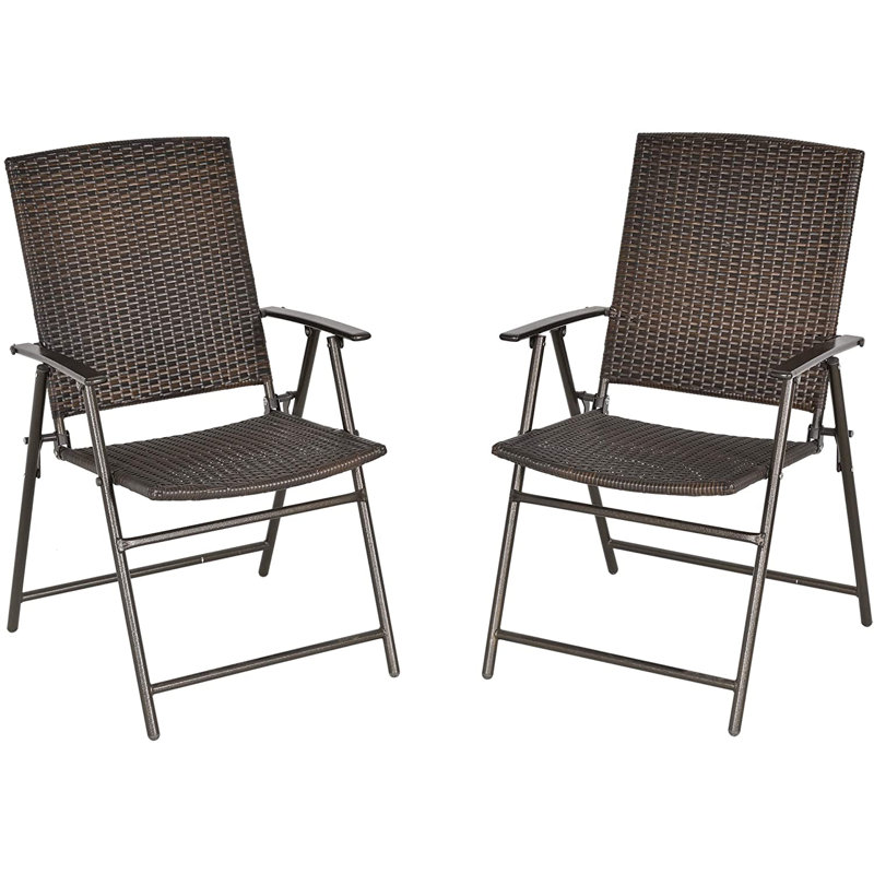 Aalijah Folding Patio Dining Armchair