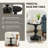 Caesar Traditional Round Pedestal End Table-1143967608