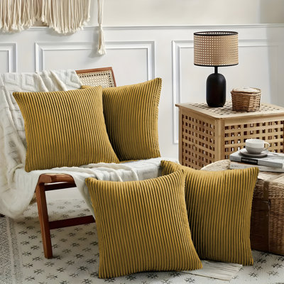 Striped Square Throw Pillow Insert