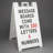 Portable Folding Double Sided Sign Stand-73195533