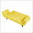 57 Inch Yellow Sofa With Soft Armrests And Throw Pillows For Cozy And Stylish Living In Small Spaces-152135764