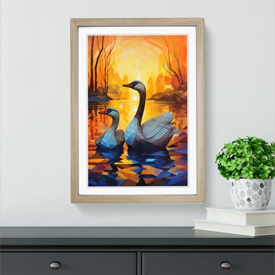 Goose Orphism - Framed Print