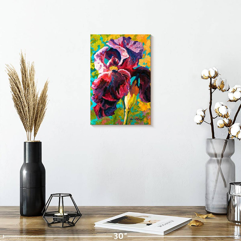 Iris Study I, 12" H x 8" W