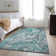 Premium Machine Washable Cerrito AMF519 Blue Rug