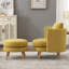 Kearah Upholstered Barrel Chair with Ottoman-93659862-93659863