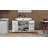 Kitchen island rolling trolley cart with 1 drawer & 2 doors with storage racks & Adjustable Shelves & towel rack & seasoning rack rubber wood table top-129208262-129208263