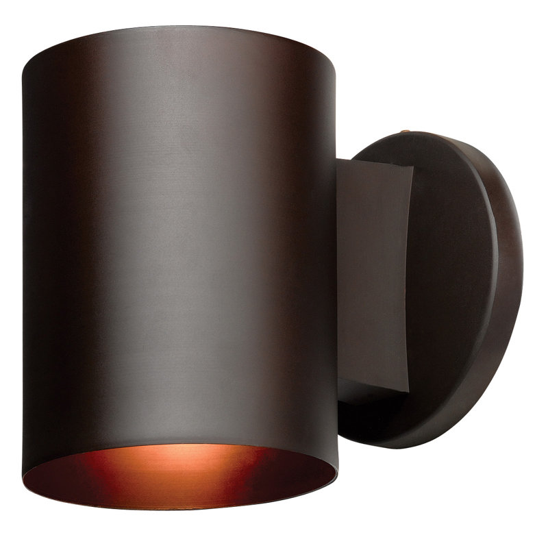Anjalie - 1-Light Wet Location Wallwasher - Incandescent - PAR-30, Bronze