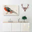Japanese Pheasant by Kono Bairei - Wrapped Canvas Print-55308209