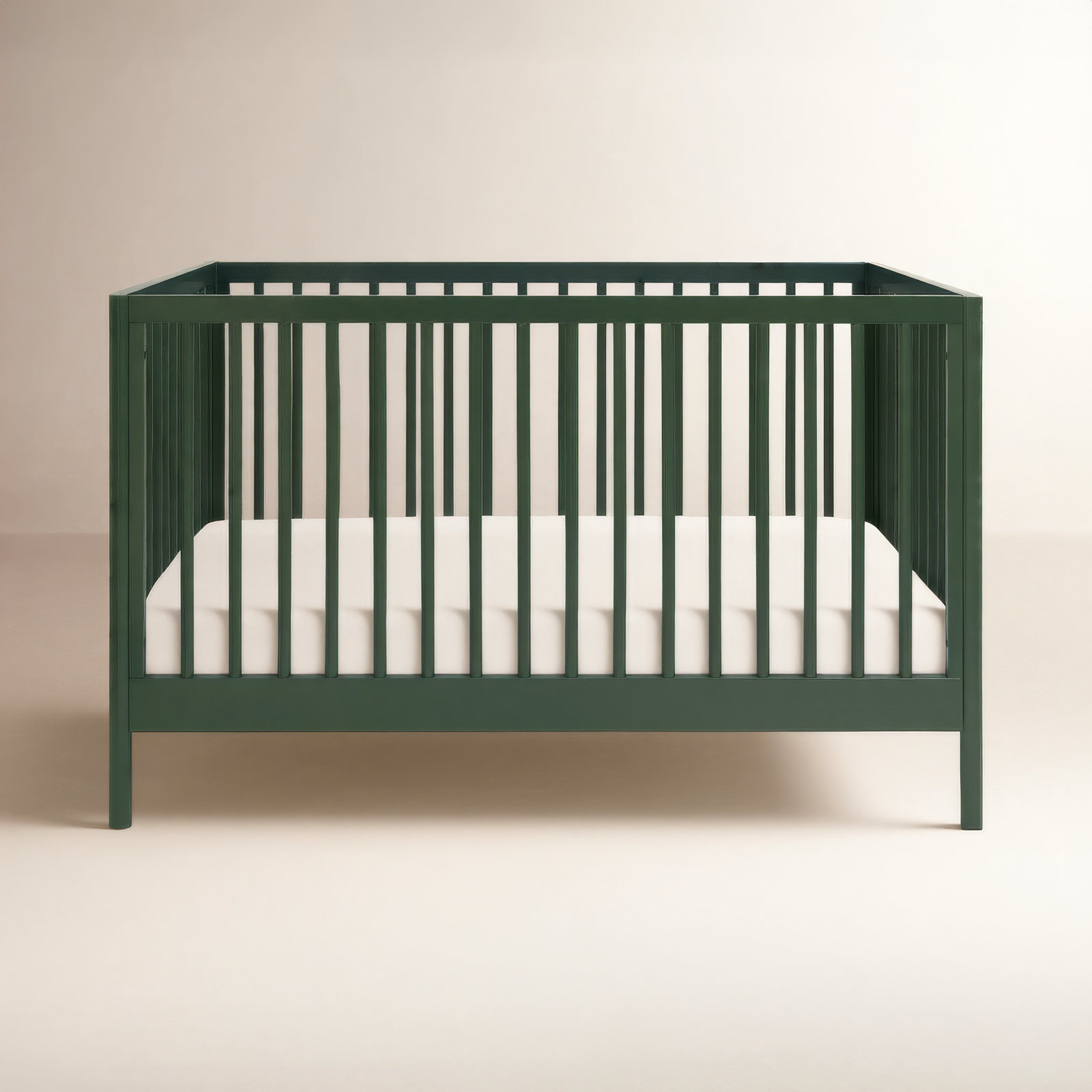 Birdie Pine 3-in-1 Convertible Crib, Forest Green