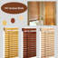 PVC Venetian Window Blind, Moisture-Resistant Wood Effect Finish with Easy Fit Design-440552255-440552237