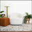 Chaise pivotante blanche Hot Sell Mina