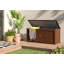 WFX Utility 133cm W Deck Box in Brown/Acacia Wood