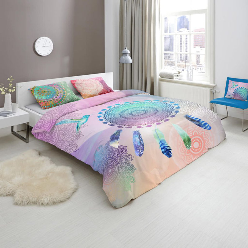 Hip Duvet Cover Sima Multicolour, Single - 1 Pillowcase (80 x 80 cm)