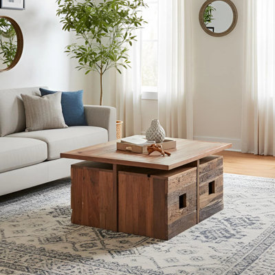 Solid Wood Nesting Coffee Table