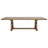 Fremont Brown Trestle Rectangular Dining Table