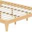 Base de lit plateforme en bois de bambou sec massif avec support en lattes de bois-1548500814
