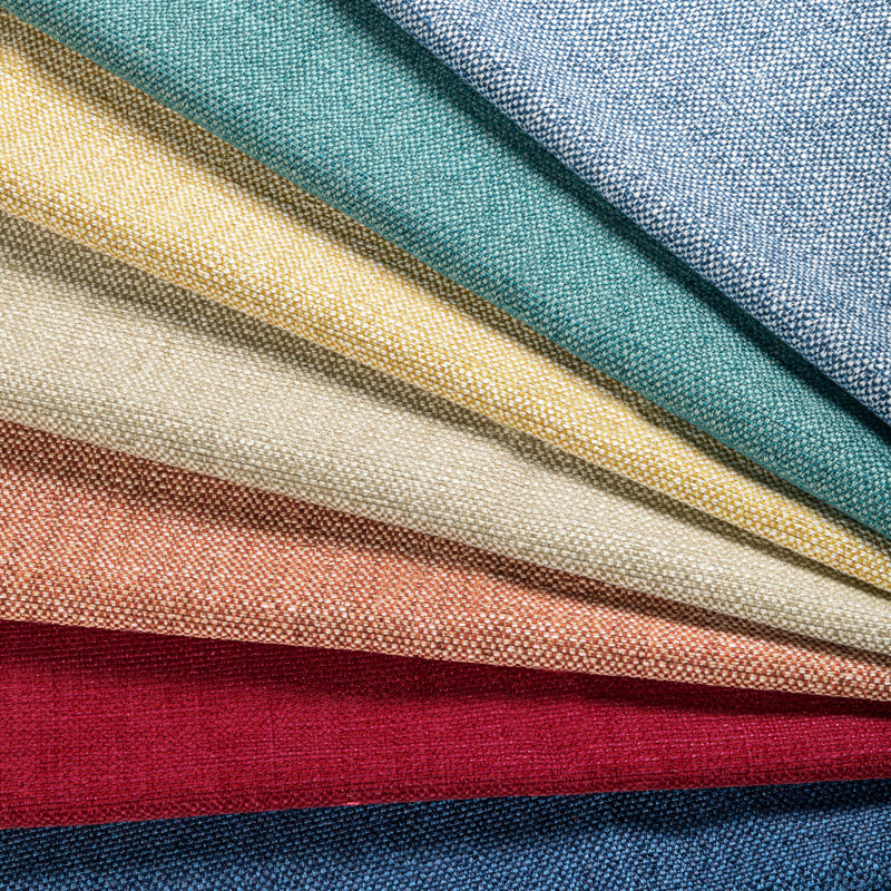 Lorient Weaves Edern Plain Fabric, Spice