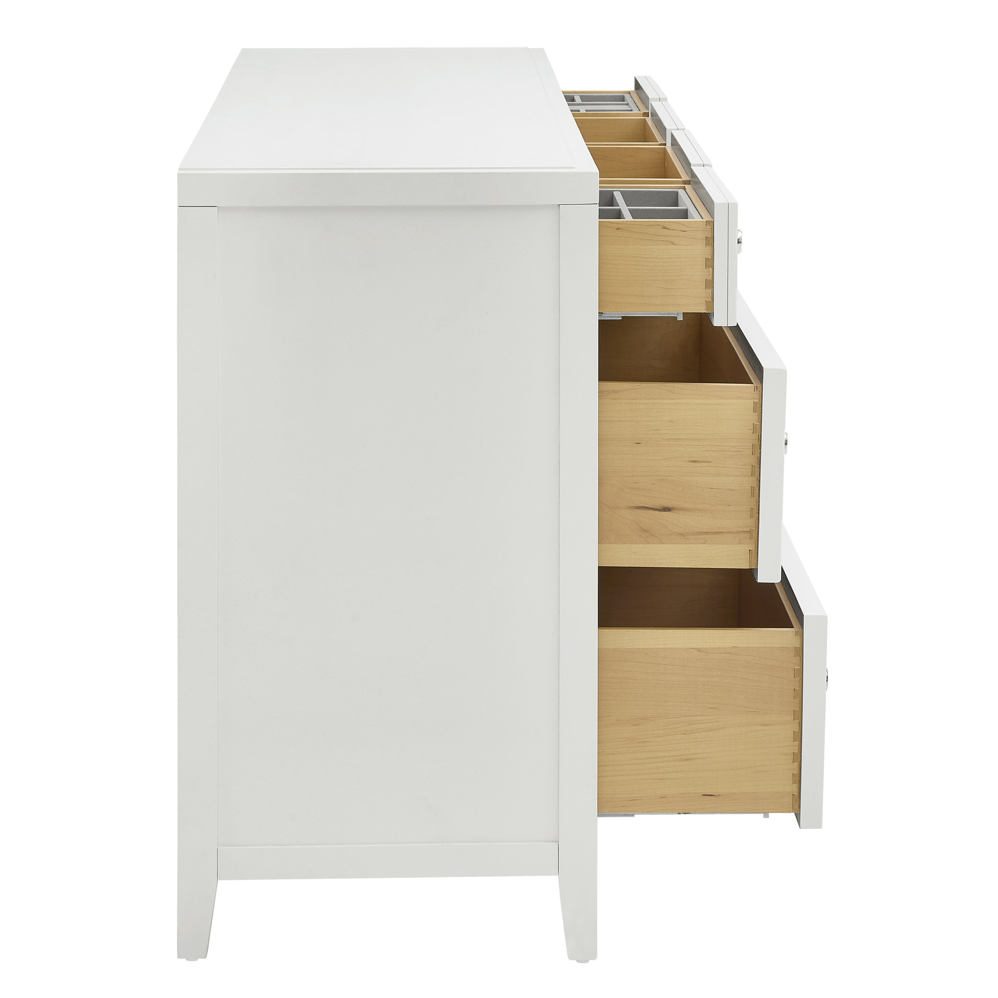 Rosalie 8 Drawer Dresser, White