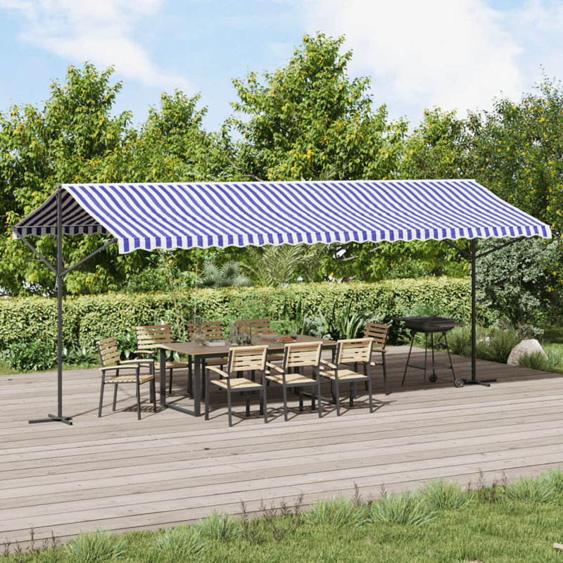Dakota Fields 300 cm D Polyester Freestanding Awning, 6m W x 3m D