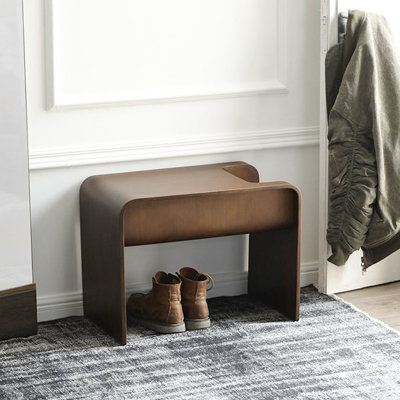 Table d'appoint avec rangement en C