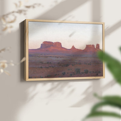 Red Rocks at Dusk II -Framed Print - Restickable