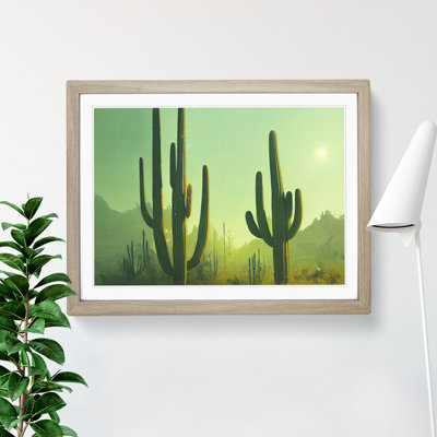 Cactus Desert View Vol.1 - Framed Print
