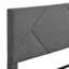 Base de lit tapissier grand format, support en lattes de bois, assemblage facile
