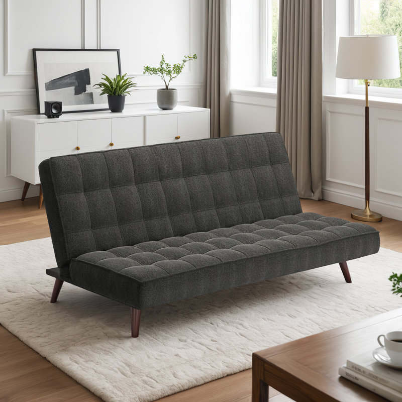 Strathmere Transitional Chenille Tufted Futon