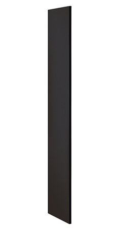 Panneau latéral sans hotte inclinée, H 72 po x l 18 po x P 0,75 po, Noir