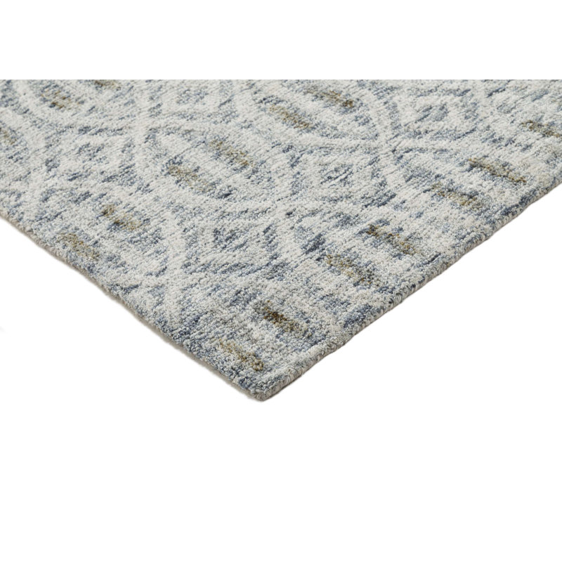 Tapis en laine touffeté à la main, Rectangle de 5 pi x 8 pi