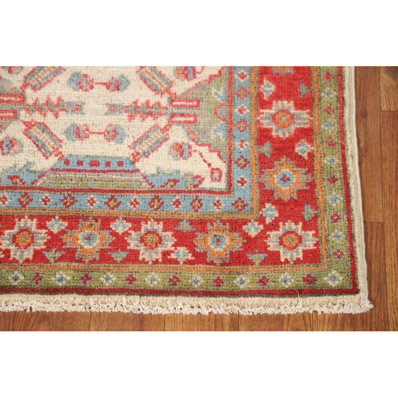 Tapis décoratif géométrique Kazak